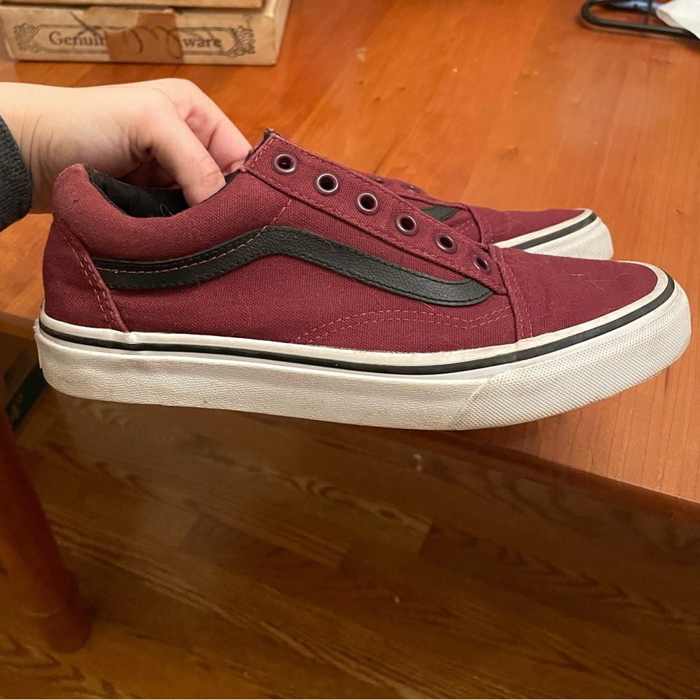 Maroon Vans